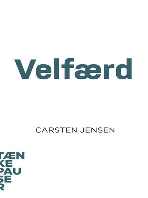 cover image of Velfærd